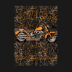 Свитшот хлопковый мужской Винтажный чеппер, цвет: черный — фото 2