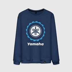 Свитшот хлопковый мужской Yamaha в стиле Top Gear, цвет: тёмно-синий