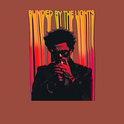 Свитшот хлопковый мужской Blinded by the lights, цвет: кирпичный — фото 2