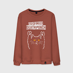 Мужской свитшот Five Finger Death Punch rock cat