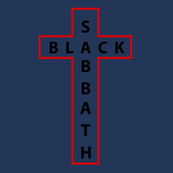 Свитшот хлопковый мужской Black Sabbath, цвет: тёмно-синий — фото 2