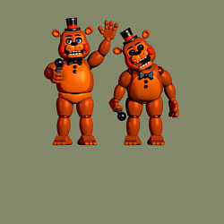 Свитшот хлопковый мужской Два Той Фредди, цвет: авокадо — фото 2