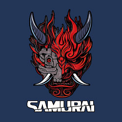 Свитшот хлопковый мужской Samurai logo, цвет: тёмно-синий — фото 2