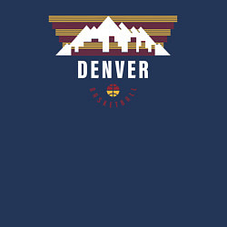 Свитшот хлопковый мужской NBA Denver, цвет: тёмно-синий — фото 2