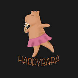 Свитшот хлопковый мужской Happybara, цвет: черный — фото 2