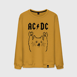 Мужской свитшот AC DC - rock cat
