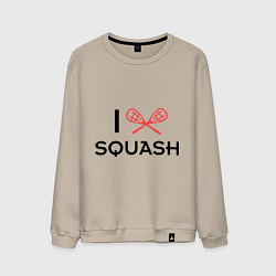 Мужской свитшот I Love Squash