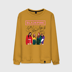 Мужской свитшот Blackpink Lisa Jisoo Jennie Rose