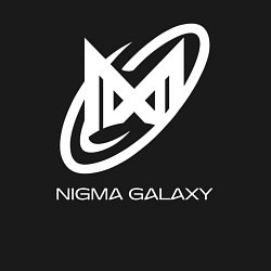 Свитшот хлопковый мужской Nigma Galaxy logo, цвет: черный — фото 2