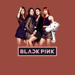 Свитшот хлопковый мужской Rose Blackpink kpop, цвет: кирпичный — фото 2