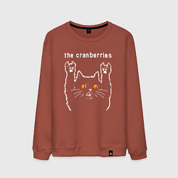 Мужской свитшот The Cranberries rock cat