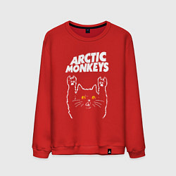 Мужской свитшот Arctic Monkeys rock cat