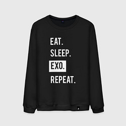 Мужской свитшот Eat Sleep EXO Repeat
