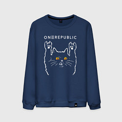 Мужской свитшот OneRepublic rock cat
