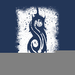 Свитшот хлопковый мужской Slipknot logo, цвет: тёмно-синий — фото 2