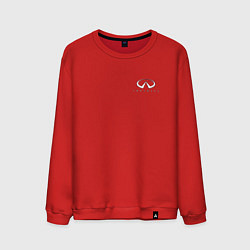 Свитшот хлопковый мужской Infiniti G37 Stance V4, цвет: красный