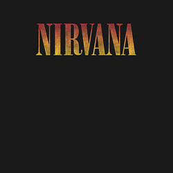 Свитшот хлопковый мужской Nirvana logo, цвет: черный — фото 2