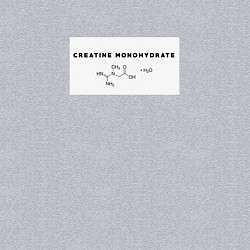 Свитшот хлопковый мужской Креатин моногидрат, цвет: меланж — фото 2