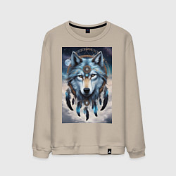 Мужской свитшот Шаман волк