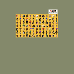 Свитшот хлопковый мужской CryptoPunks, цвет: авокадо — фото 2