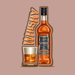 Свитшот хлопковый мужской Виски, цвет: пыльно-розовый — фото 2