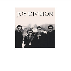 Свитшот хлопковый мужской Тру фанат Joy Division, цвет: белый — фото 2