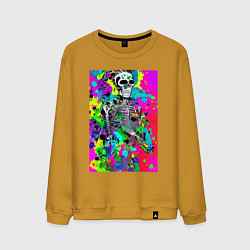 Мужской свитшот Funny skeleton - pop art