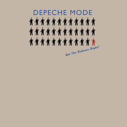 Свитшот хлопковый мужской Depeche Mode - Get The Balance Right Single, цвет: миндальный — фото 2