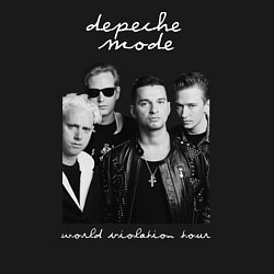 Свитшот хлопковый мужской Depeche Mode World Violation Tour Band, цвет: черный — фото 2