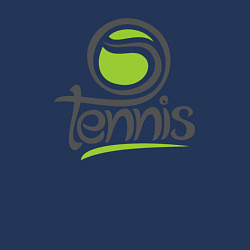 Свитшот хлопковый мужской Tennis ball, цвет: тёмно-синий — фото 2