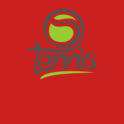 Свитшот хлопковый мужской Tennis ball, цвет: красный — фото 2