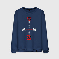 Свитшот хлопковый мужской Depeche Mode - Memento Mori MM, цвет: тёмно-синий