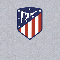 Свитшот хлопковый мужской Atletico Madrid FC, цвет: меланж — фото 2