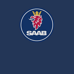 Свитшот хлопковый мужской Saab sport auto, цвет: тёмно-синий — фото 2