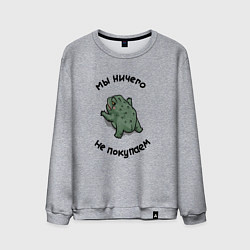 Мужской свитшот Мне жаба не даёт ничего купить