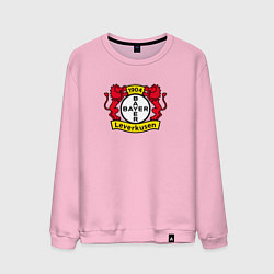 Свитшот хлопковый мужской Байер футбольный клуб, цвет: светло-розовый