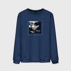 Свитшот хлопковый мужской Slipknot: Adderall, цвет: тёмно-синий
