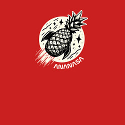 Свитшот хлопковый мужской Ананаса, цвет: красный — фото 2