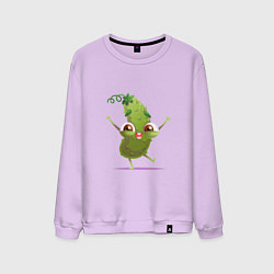 Мужской свитшот Счастливый огурчик