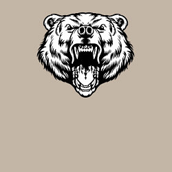 Свитшот хлопковый мужской Head bear, цвет: миндальный — фото 2