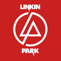 Свитшот хлопковый мужской Linkin Park logo, цвет: красный — фото 2