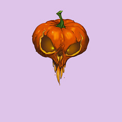 Свитшот хлопковый мужской Halloween pumpkin, цвет: лаванда — фото 2