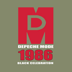 Свитшот хлопковый мужской Depeche Mode - Black Celebration album merch, цвет: авокадо — фото 2