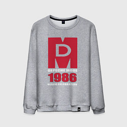 Свитшот хлопковый мужской Depeche Mode - Black Celebration album merch, цвет: меланж