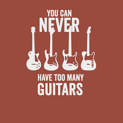 Свитшот хлопковый мужской Гитар много не бывает, цвет: кирпичный — фото 2