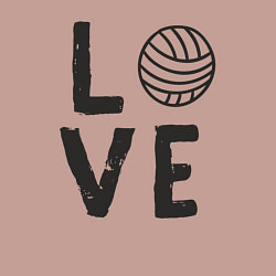 Свитшот хлопковый мужской Lover volleyball, цвет: пыльно-розовый — фото 2