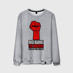 Мужской свитшот Rage against the machine - fist
