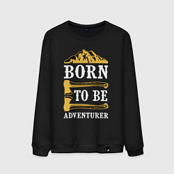 Мужской свитшот Born to be adventurer