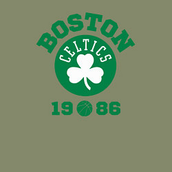 Свитшот хлопковый мужской Boston Celtics 1986, цвет: авокадо — фото 2
