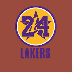 Свитшот хлопковый мужской 24 Lakers, цвет: кирпичный — фото 2